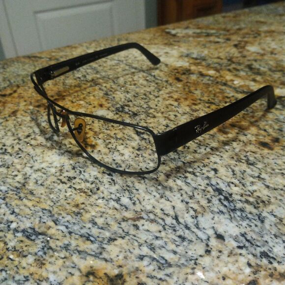 Ray-Ban RB3188 Leather 006/48 Sunglasses Eyeglasses Frames Wrap Aviators - Picture 2 of 11